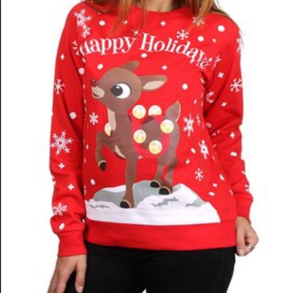 rudolph the red nosed reindeer sweater